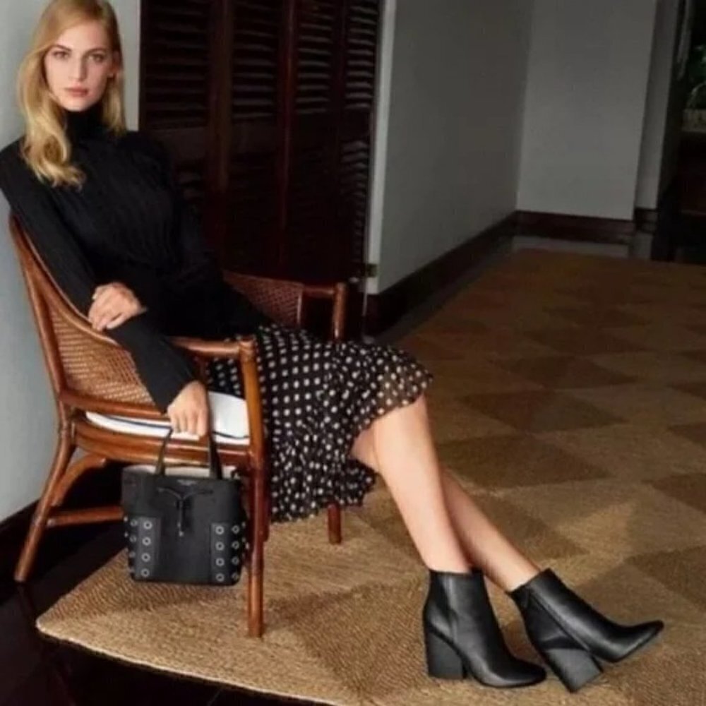 Tory Burch 100mm Grove Booties in Black